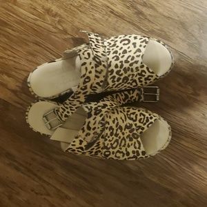 Amuse society x matisse platform sandals size 10